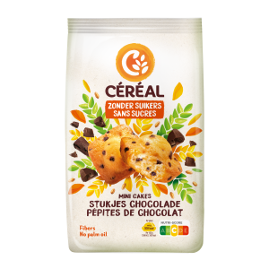 Mini-cakes met stukjes Chocolade