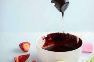 Fondue au chocolat aux fruits frais