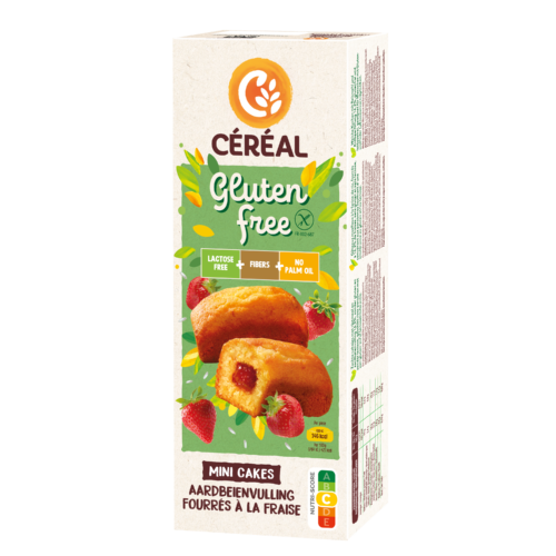 Mini Cakes fourrés à la fraise