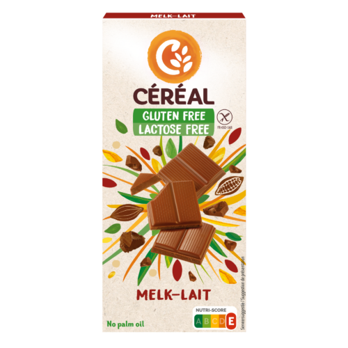 Chocolat au lait sans gluten & sans lactose de Céréal