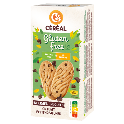 Ontbijtkoekjes met stukjes chocolade