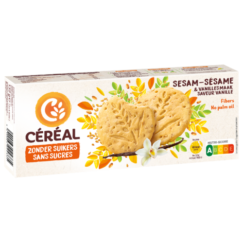 Sesamkoekjes met Vanillesmaak