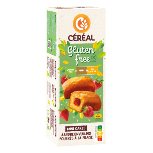 Mini Cakes fourrés à la fraise