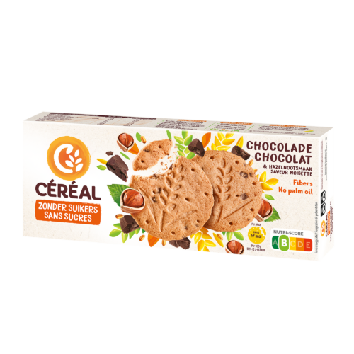Zandkoekjes met Chocolade & Hazelnootsmaak