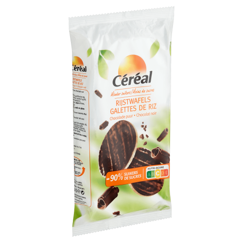 Galettes de riz au chocolat noir