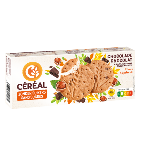 Zandkoekjes met Chocolade & Hazelnootsmaak