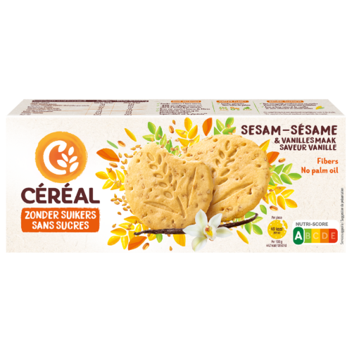 Sesamkoekjes met Vanillesmaak